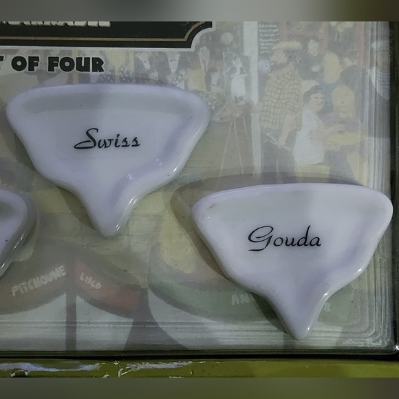 Ceramic Cheese Markers - set of 4 - Picture 3 of 4